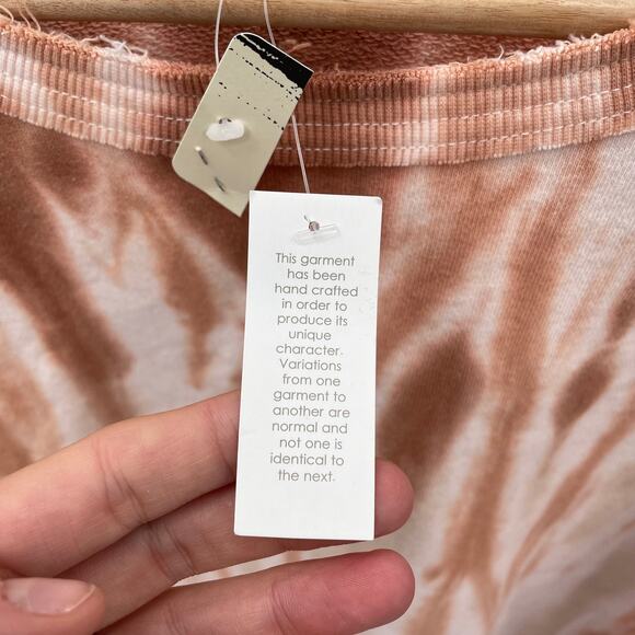 Z SUPPLY NWT Evereve Tempest Tie Dye Raw Hem Pullover Sweatshirt // XS - Picture 6 of 12